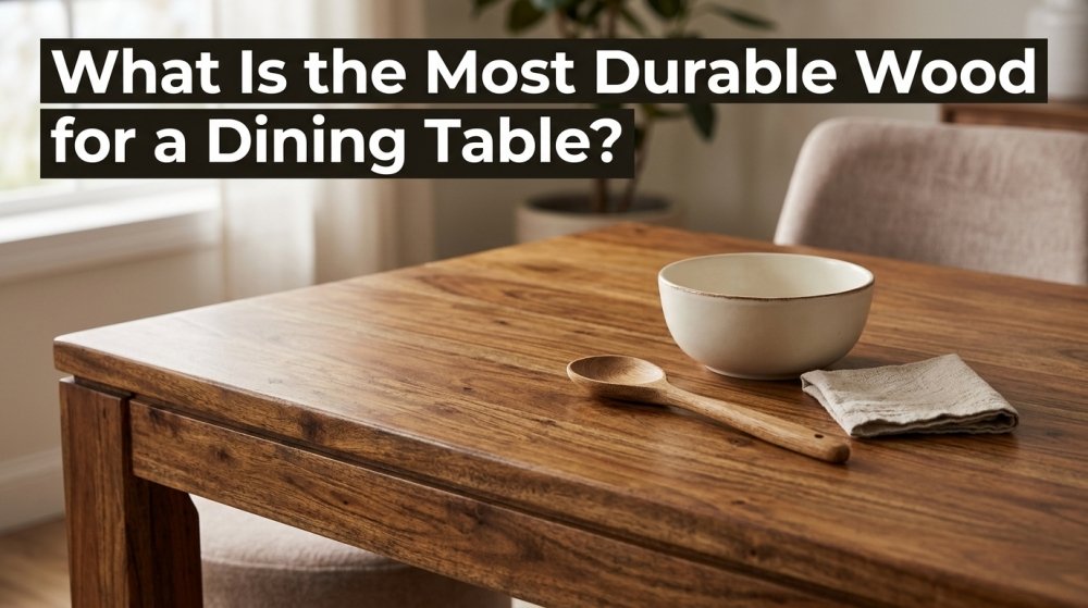 What Is the Most Durable Wood for a Dining Table? A Complete Hardwood Guide